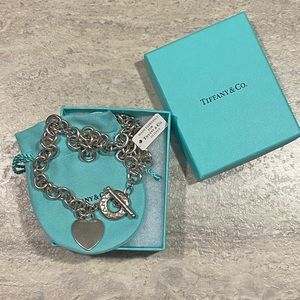 Tiffany & Co. heart and toggle necklace